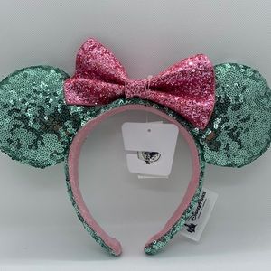 Minnie Mouse Mint Green and Pink Ears